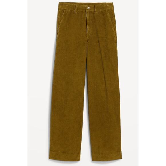Old Navy Womens High-Waisted Corduroy Wide-Leg Pants - Picture 4 of 8